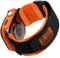 Kompatibles Armband für Apple Watch 9/8/7 45mm,Klettverschluss-Armband mit Gehäuse,Hochwertiges nylon Ersatzarmband(orange)