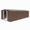 Tidyard Garden Storage Shed Metal Outdoor Tool Shed Patio Terrace Backyard Cupboard with Doors & Vents Garden Storage Furniture 257x580x181 cm Metal Brown