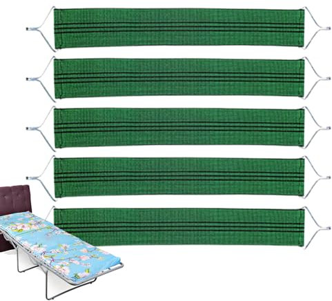 Ersatzschnur für Liegestuhl, Stoffgurte, neigbar, 5 Stück, verstärkter Anti-Crack-Gürtel für Liegestuhl, Stretchbänder für Zubehör und Teile