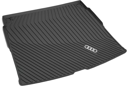 Audi 8MA061182 Gepäckraumschale Kofferraumeinlage Kofferraumschale, mit Ringe Emblem *** nur für verschiebbare Rücksitzbank *** nur für Verbrenner (0K0) und MHEV (0K4) ***