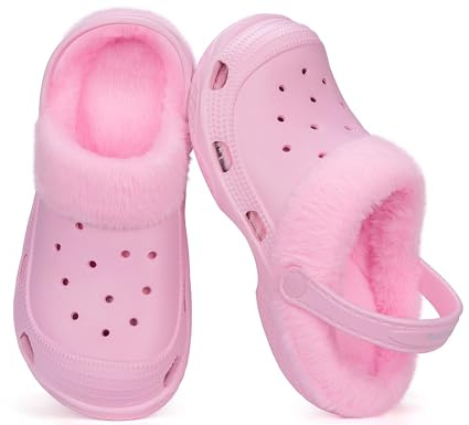 Pyrathon Clogs da Donna con Fodera in Pantofole Zoccoli Invernali 36-41EU