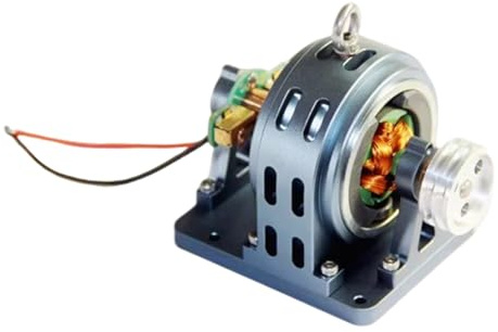 12 V DC Mikrogenerator mit Riemenscheibe & Riemen, DIY-Upgrade-Zubehör für Dampf-/Verbrennungsmotormodelle, Physikalische Wissenschaft Bildungsset