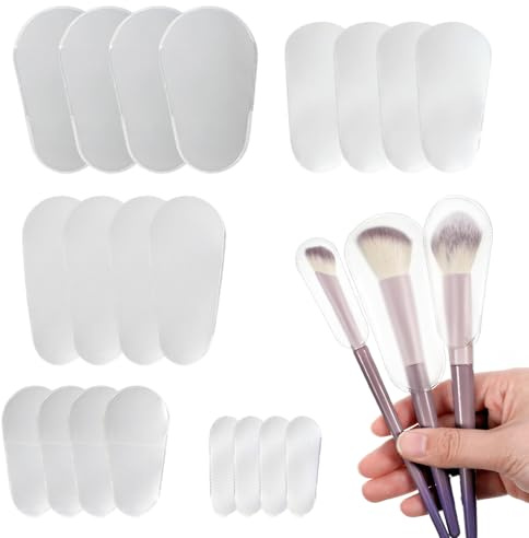 FrostyFlair Make-up Brush Protector, 20 Pieces Dustproof Cosmetic Brush Covers For Travel And Storage, Brush Set Makeup, Make Up Brushes