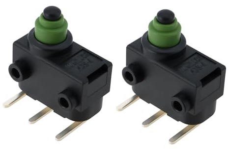 The Lord of the Tools 2 Pcs Micro-interrupteurs Coudés à 3 Broches pour Serrure de Porte de Voiture 1055 4 A 12 V Compatible avec Audi