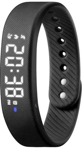 Timever Reloj Digital para Niños con Podómetro, 3 Alarmas, Cronómetro, Luz,Reloj de Pulsera Deportivo para Niños y Niñas con Fecha sin Aplicación y Teléfono con Correa de Silicona
