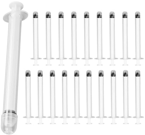 Einweg Vaginal Applikator 20 Stück Lube Tube Spritzen Hygienische Gleitgel Spritze, Applikator für Die Meisten Zäpfchen Unguent