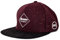Blackskies® Ares Snapback Cap | Herren und Damen Schirm Kappe | Premium Baseball Mütze Basecap Gum Spot Brand Logo Wolle Weinrot Cap – Männer Frauen Unisex Streetwear Outdoor Sommer Freizeit