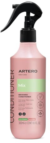 Artero Mix. Multi-phase conditioner for dogs and cats, detangles and moisturises the coat. Ideal for all hair types, daily and professional use. No rinsing required. Reduces drying time.