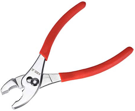 sourcing map Slip Joint Pliers 8 Inch High Carbon Steel Adjustable Utility Pliers