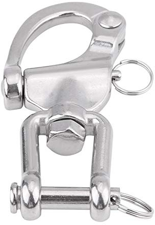 Manille articulée en acier inoxydable 316 Manille articulée à émerillon(128mm)