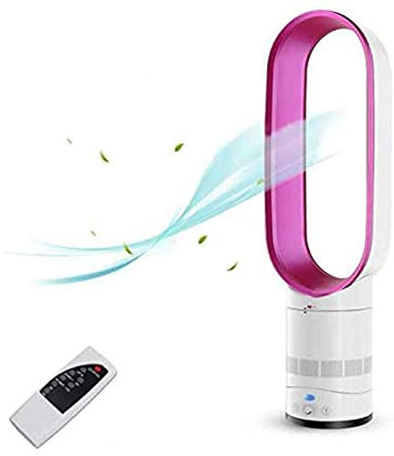 Bladeless Fan, 25 Inch Negative Ions Safety Air Cooler Leafless Fan, Floor-Standing Remote Control Tower Fan For Home, Office, Bedroom,C