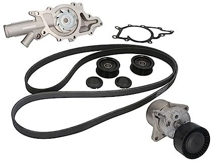 Hepu PK15380 - Pompe à eau+Jeu de courroie trapézoïdale à nervures