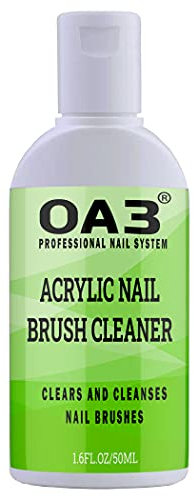 OA3 Professional Acrylic Nail Brush Cleaner Remove Build Ups 50ML