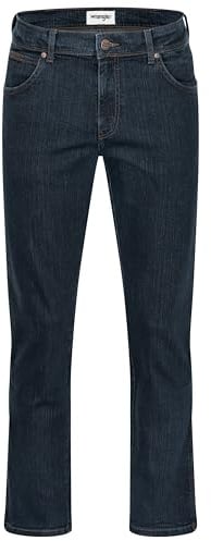 Wrangler Herren Jeans Regular Fit Texas Stretch Hose Authentic Straight Jeanshose Denim Baumwolle Schwarz Blau Grau w28 w29 w30 w31 w32 w33 w34 w36 w38 w40 w42 w44