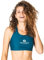 Beach Volleyball Apparel Sport BH Damen zum Baden | Sports Top Oberteil Bra Bikini | Frauen Sportbh Bustier ohne Bügel für Beachvolleyball Yoga Fitness Running (XS, Petrol)