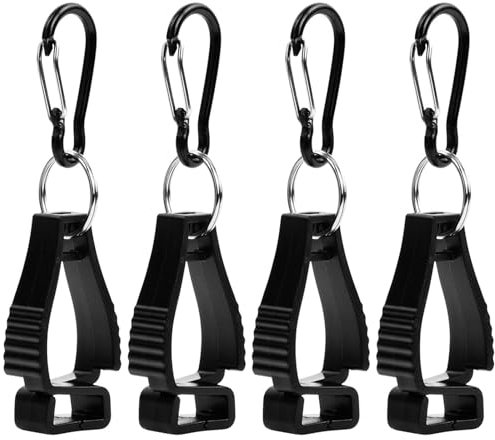 RoxNvm Handschuhclips, Handschuh Halterung, 4 Stück Handschuh Grabber Clip Sicherheit Arbeitshandschuh Clip Handschuhhalter, Handschuhklemme Grabber Catcher für Arbeitshandschuhe