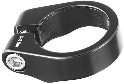ErgoTec Unisex - Adulto SCI-085 Fascetta Morsetto Sella Nero/Sabbia, Ø 31,8 mm