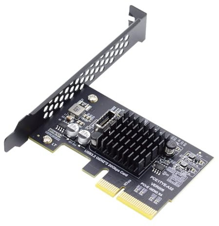 Chenyang PCI-E X4 auf USB 3.2 Typ-E Frontplatte Sockel PCI Express Gen2 20Gbps Erweiterungskartenadapter