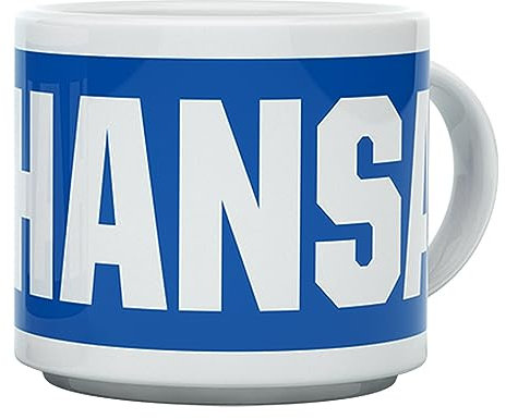 FC Hansa Rostock Kaffeepott Tasse Becher Kaffeetasse XL Kaffeepott F.C. Hansa Keramik 0,4l