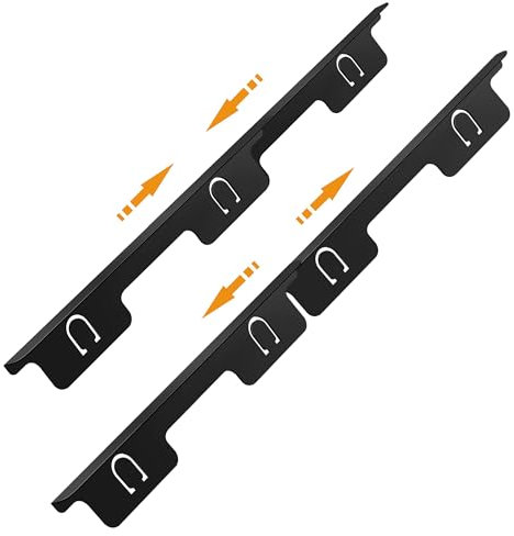 VANROUG Kitchen Cooker Gap Cover, Gap Cover Kitchen Gap Filler, Stove Gap Filler Retractable Length 13.8 to 27.5 (Black)