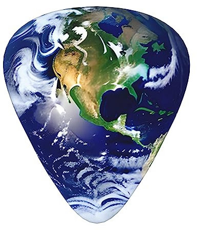 Cosmic Earth Fashion Colour Gitarrenplektren für Akustikgitarre, E-Gitarre, Ukulele, 12 Stück