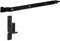 BRESKO Ladenband gekröpft mit Kloben Set 30-80 cm Torband Türband Scharnier Bandscharnier Tor Gartentor Beschlag (Schwarz, 500x40x5 mm)