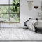 Elle Decoration Hochflor Teppich Itinerance – Moderner Wohnzimmerteppich, Langflor Shaggy, Modernes Muster, Flauschig Weich Boho für Wohnzimmer, Schlafzimmer – Cremeweiß, 200x280cm
