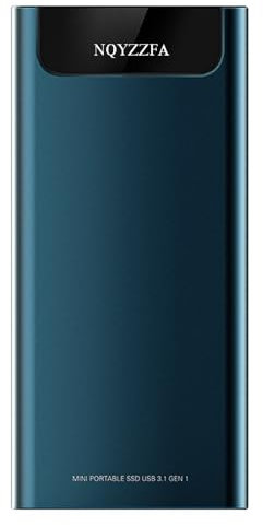 NQYZZFA Disco Duro Externo SSD Portátil, Unidad De Estado Sólido NVME De 5Gbps, 256GB, 512GB, 1TB, 2TB, 4TB, para Ordenadores Portátiles Y De Escritorio,1TB