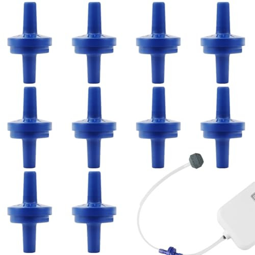 XUKZIMA 10 Pcs Einweg Rückschlagventil PP Kunststoff Wasser Stoppt Plug in Rückschlagventil Schlauch Barb Rückkehr Inline Rückschlagventil für Wasser Kraftstoff Gas Flüssigkeit Luft 4mm