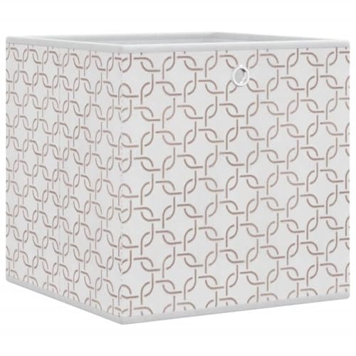 vidaXL Faltboxen 4 STK. Creme 32x32x32 cm Vlies, Aufbewahrungsbox, Aufbewahrungsbox faltbar, klappbare Aufbewahrungsbox, Aufbewahrungsboxen
