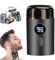 Neuester Tragbarer Elektrischer Mini-rasierer, Sopami Mini Rasierer, Capsule Razor,Sopami Mini Shaver,USB Waschbarer Reise-Nass-Trockenrasierer für Damen Herren (Grau)