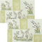 Sander Tischset Bunnies Patch 2er-Pack Gobelin hellgrün Größe 32x48 cm
