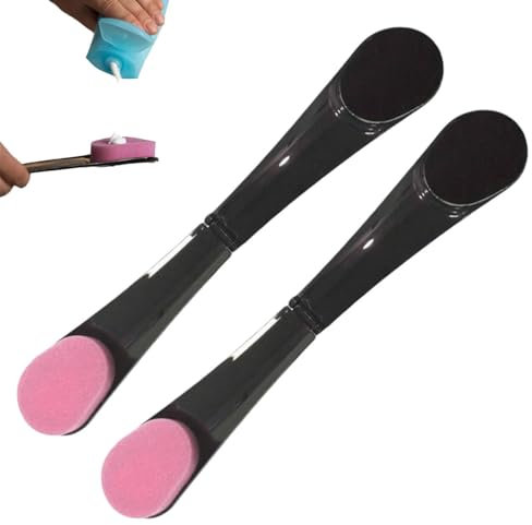 2 Stück Eincremehilfe für Rücken,Rückeneincremhilfe,Rosa Applicator Rückenpflege,Rückenpflege Self Tanning,Selbstbräuner Sunscreen Eincremehilfe,Praktisch Rücken Selbst Eincremen Sunscreen Applicator