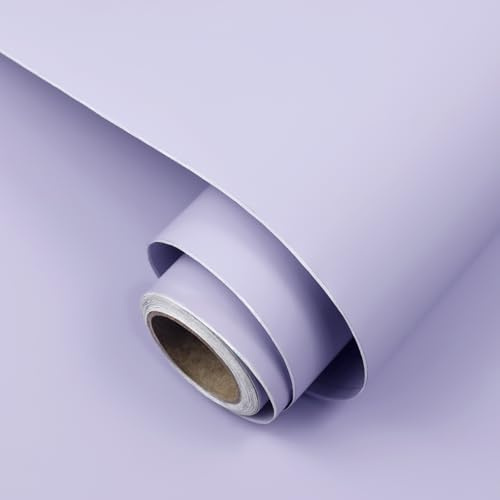 wishFIRE Papier Peint Auto-Adhésif Lilas, Vinyle Mat, Moderne, 300g, 40cm x 300cm, Surface Lisse, Imperméable, Pour Murs et Meubles
