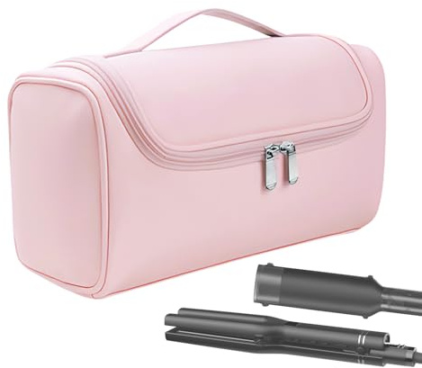 Curlingg Ironn Travel,Heat Resistant Portable Large Capacity Case - Hair Tool Storage Bag | for Dryer Flat Iron Curling Ironnn Traveling Home Hotel Stylist Hairdressing Women Beauty
