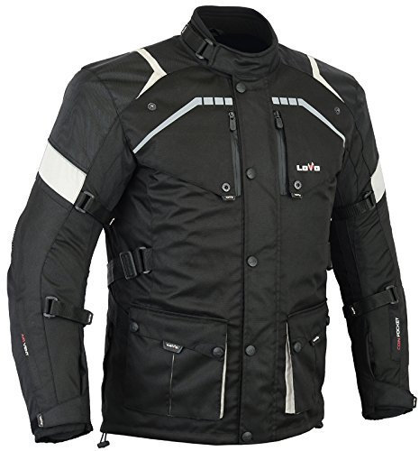 LOVO Chaqueta 3/4 para moto (Hombre) (5XL)