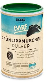 GRAU L’originale, Polvere di cozza verde naturale al 100%, per i problemi articolari, integratore alimentare per cani e gatti, 1 confezione da 170 g