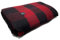 Arcturus Karierte Wolldecke, 2 kg, warm, schwer, waschbar, groß, ideal für Camping, Outdoor, Survival- und Notfall-Kits (roter Büffel)