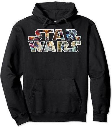 Star Wars Logo Portrait Filled Pullover Hoodie