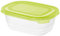 Rotho Sunshine Frischhaltedose 0,5l mit Deckel, Kunststoff (PP) BPA-frei, grün, 0,5l (15,5 x 11,0 x 6,0 cm)