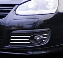 Luxyline Baguette chromée pour antibrouillards pour VW Golf 5 GT TDI