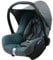 BAMBINIWELT Bezug Ersatzbezug kompatibel mit Maxi-Cosi CabrioFix für Babyschale 6-TLG Komplett-Set hochwertiges Polyestergemisch (meliert grau-türkis)