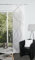 Voile-Schiebegardine Joanna, Scherli, transparent, grau, Größe BxH 60x245 cm