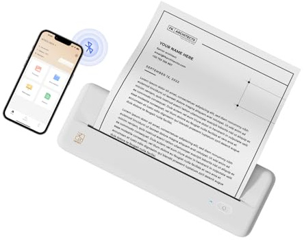 HPRT Wireless Portable Printer - Bluetooth Thermal Printer for Travel