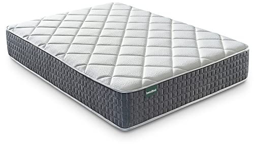 beloBed Colchones 135x190 Colchón Viscoelastica Reversible Altura 24 cm Firmeza Media Resistente Transpirable Enrollado Comodo. Dawnrest