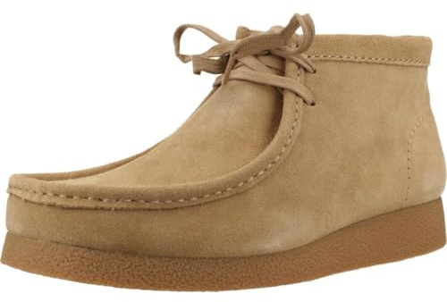 Clarks Originals Herren Wallabee Evo Boot Suede Dark Sand Stiefel 45 EU