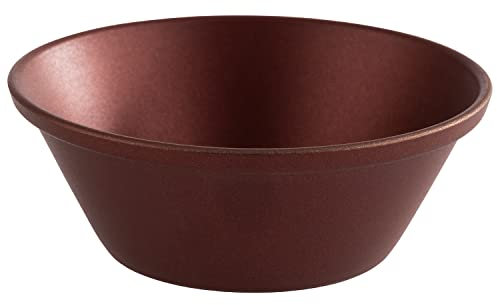 APS 40722 Lot de 6 coupelles à sauce en acier inoxydable Rouge cuivré Ø 6 cm Hauteur 2,5 cm