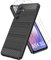 Guscase Cover per Samsung Galaxy A54 5G con 3 Pezzi Pellicola Vetro Temperato, Cover A54 5G Samsung Fibra di Carbonio Morbida Silicone TPU Antiurto Protettiva Custodia per Samsung A54 5G-Nero