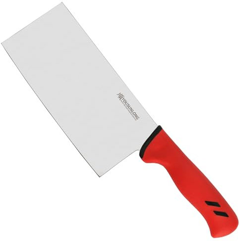 YOUSUNLONG Couteau à viande chinois - Couteau de cuisine professionnel de 203 mm - lame en acier au molybdène à haute teneur en carbone - manche ergonomique et antidérapant