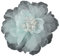 Kabelife Rose Brosche Blume Ansteckblume Groß Blume Haarspange Haarblume Kopfschmuck Haarschmuck Boutonniere Handgelenksblume für Party Strand Hochzeit(Himmelblau)